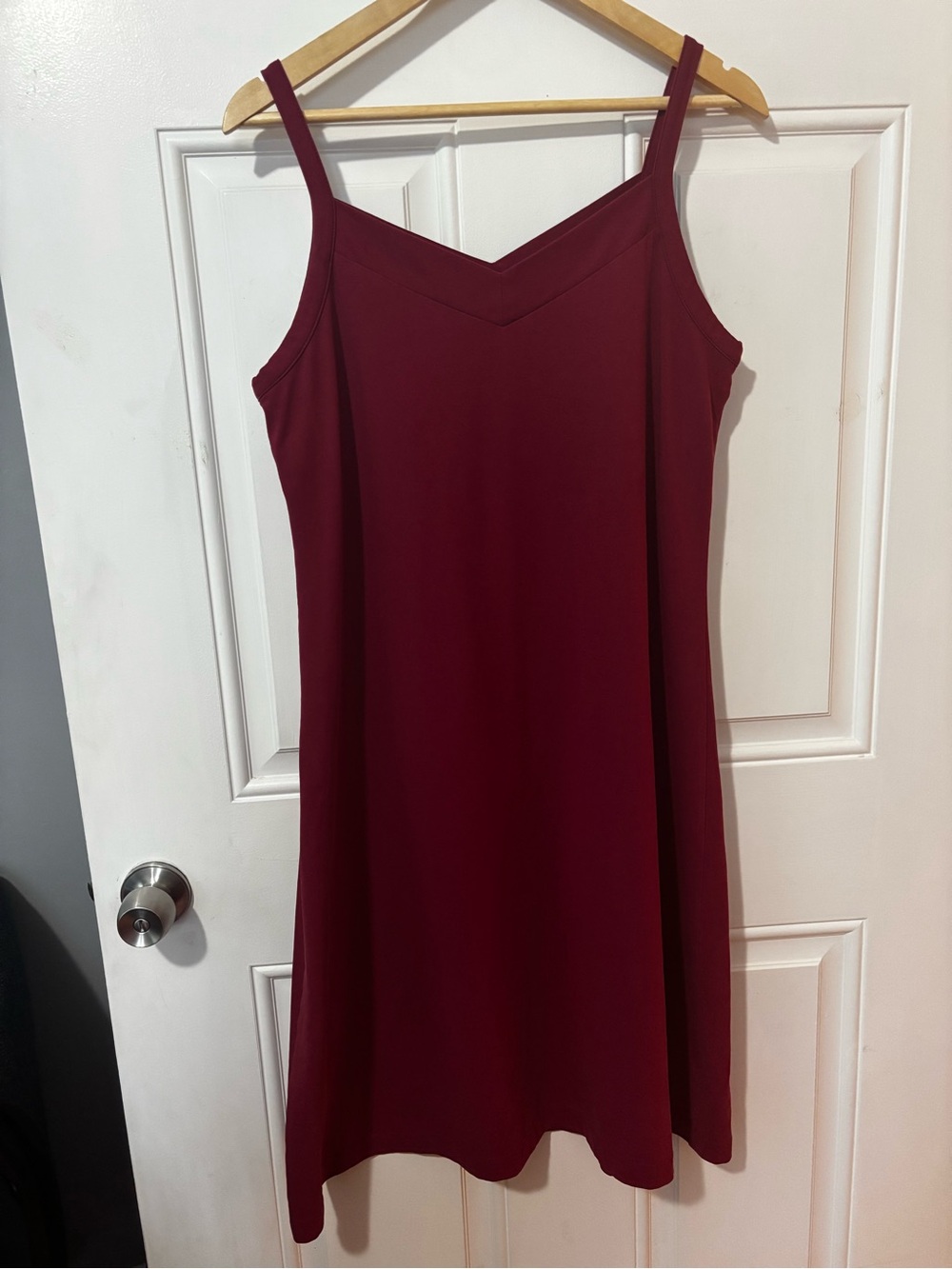 Patagonia XL athletic dress maroon shelf bra tank summer organic cotton casual